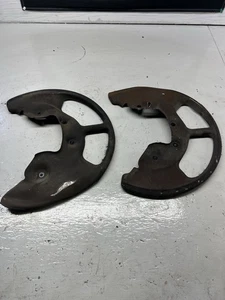B7 Audi RS4 OEM Front Brake Dust Shields - Picture 1 of 11