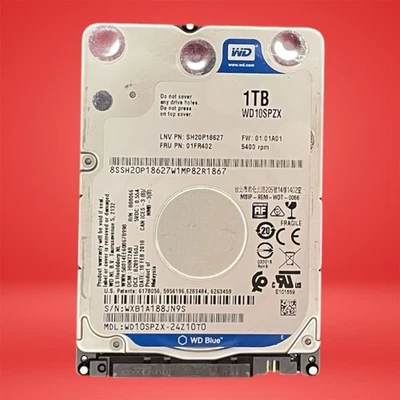 WD Blue 1TB 2.5" SATA 6Gb/s HDD 128MB Cache WD10SPZX Laptop PS4 PC Drive - Image 1 of 3