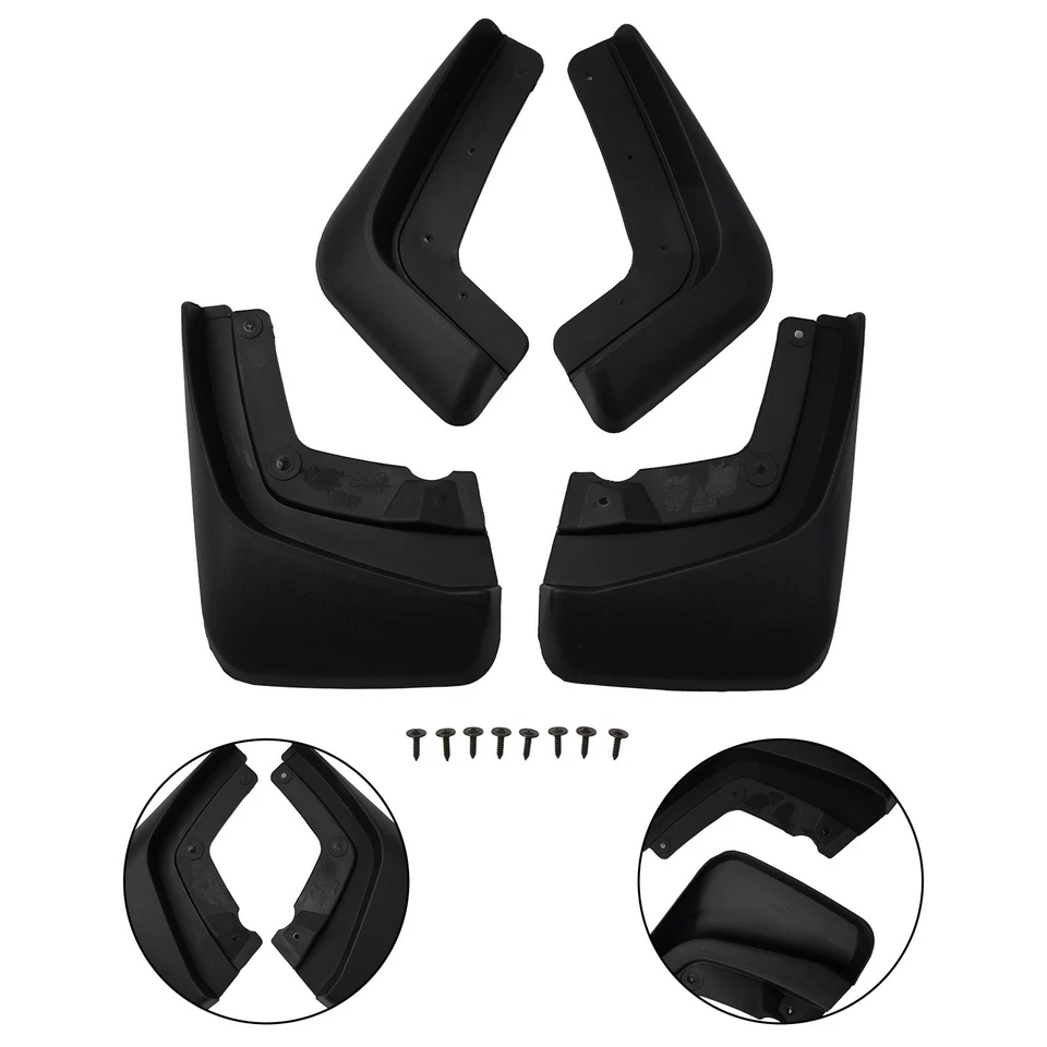4Pcs/set For Volvo XC90 2005-2014 Mud Flaps Splash Guards Mudguards Front Rear - Image 1 of 4