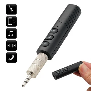 Récepteur Bluetooth sans Fil 3,5mm AUX Audio Stéréo Adaptateurs Mains Voiture Libre V5Q6 - Photo 1/16