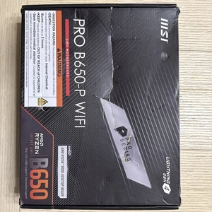 MSI PRO B650-P WIFI Socket AM5 AMD Ryzen 7000 B650 DDR5 M.2 ATX Motherboard - Photo 1/9
