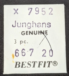 2 NOS Junghans Quartz Watch Cal 667 667.20 667.50 Electronic Module Screws X7952 - Picture 1 of 2