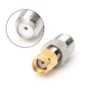 F Type Female Jack to SMA Female Socket Straight RF Coax Adapter F to SMA Plug - Picture 1 of 8