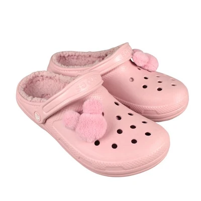 Disney Parks Mickey Minnie Mouse Piglet Pink Clogs Crocs Adult M8/W10 Pre-Owned - Image 1 of 4