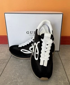 GUESS Skroll Signature G Sneakers Black White New In Box Size 8.5 M - Picture 1 of 19