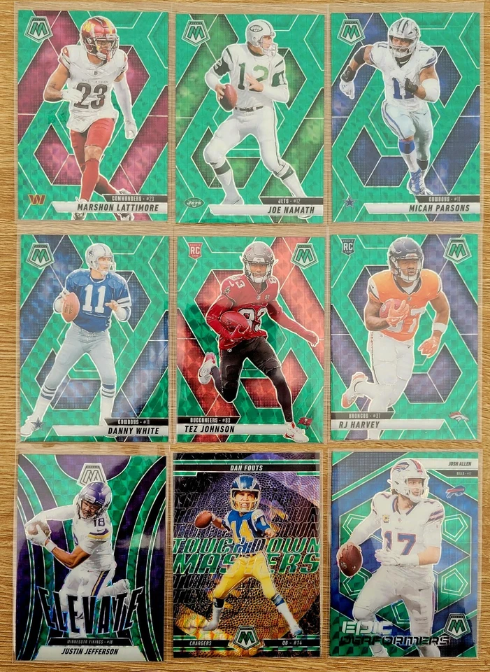 2025 Panini Mosaic GREEN MOSAIC Singles & Inserts: YOU PICK! Buy 1/ Get 1 FREE! - Image 1 of 1