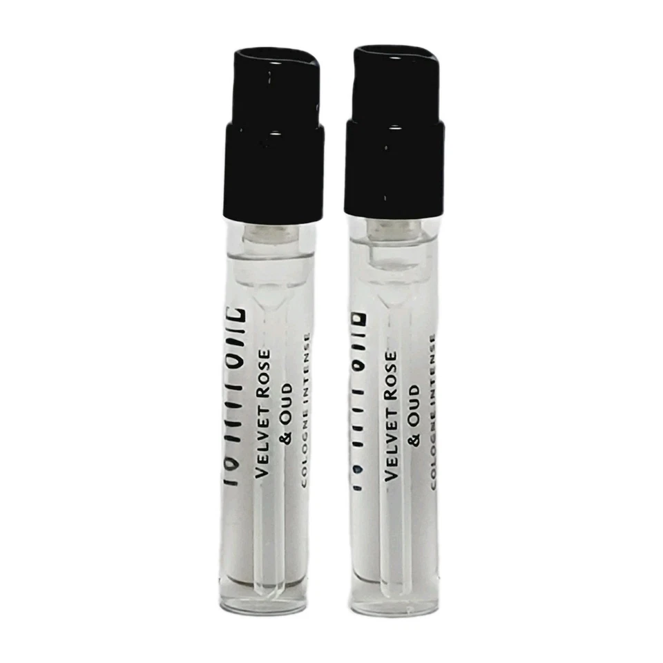 2x Jo Malone London Velvet Rose & Oud Colonia Intensa Muestra Spray 0,05 oz/1,5 ml Foto 1 de 1