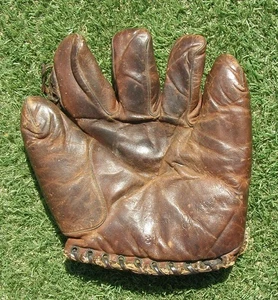 Antique 1920's Wilson Western Ed Brandt Baseball Glove, Vintage, Boston Braves - Picture 1 of 7