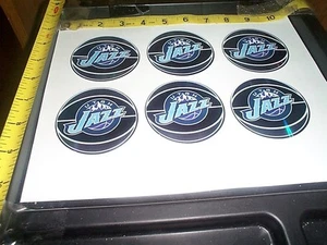 6 NBA Prismatic stickers Utah Jazz - Picture 1 of 1