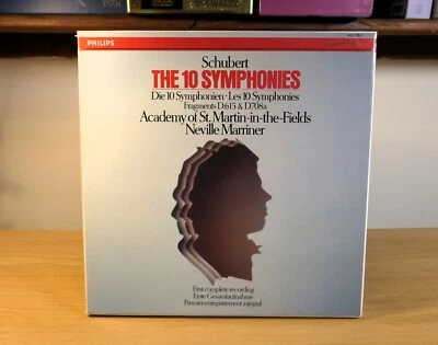 Philips 412 176-1 Schubert The 10 Symphonies Neville Marriner 7LP NEAR MINT - Image 1 of 4