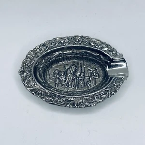 Seltener Dag Spanien Vintage persönlicher Aschenbecher Miniatur Repousse 6x4,5x1 CM Spanisch - Bild 1 von 14