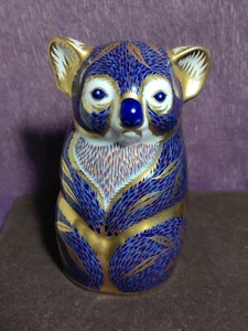 Royal Crown Derby Koala Bear Paperweight , Gold Stopper - Picture 1 of 10