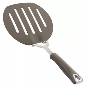 Large Nylon Slotted Spatula in Taupe – Heat-Resistant, Durable Kitchen Tool - Picture 1 of 6