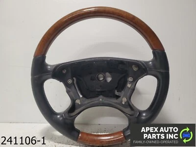 Volante de madera de nogal negro OEM 2003-2009 Mercedes CLK350 3,5 L Foto 1 de 4