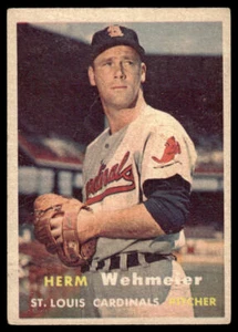 1957 Topps #81 Herm Wehmeier - Picture 1 of 2