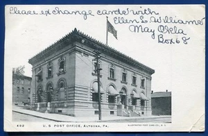 Altoona Pennsylvania pa US Post Office postcard - Picture 1 of 2