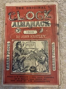 THE ORIGINAL CLOG ALMANACK 1909 BY JOHN HARTLEY - Bild 1 von 3