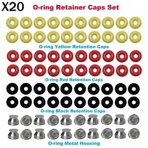 20Pcs Dental O-Ring Kit fits Hiossen Osstem Ball Abutment Retention force 4N/6N - Picture 1 of 31