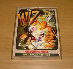 VINTAGE SINCLAIR ZX SPECTRUM 48/128 GAME "WIZ" MELBOURNE HOUSE - Afbeelding 1 van 6
