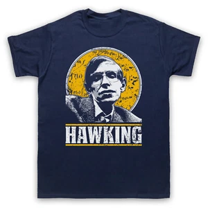 STEPHEN HAWKING UNOFFICIAL THEORETICAL PHYSICS TRIBUTE MENS & WOMENS T-SHIRT - Picture 1 of 23