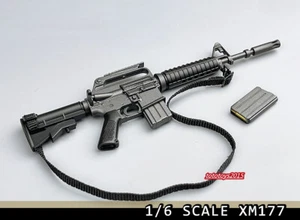 1/6 WWII XM177Pistole Gewehr Waffe Modell passt 12' Soldat Actionfigur Puppe Spielzeug - Bild 1 von 6