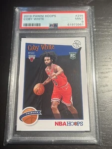 2019 Panini NBA Hoops #295 Coby weiß RC PSA 9 Bulls Rookie - Bild 1 von 2