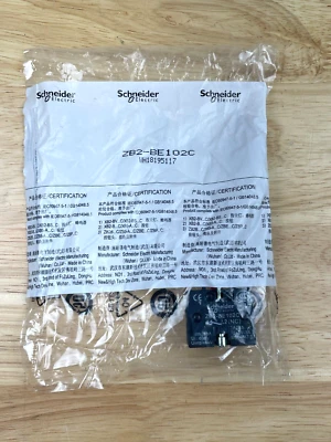 Bloco de contato Schneider Electric ZB2-BE102C para botão 22mm 1 NC, ZB2BE102C - Imagem 1 de 4