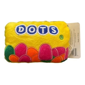 Juguete de peluche de peluche Dots Candy PROMO comida amarilla 8" x 5" con etiquetas cosas buenas - Imagen 1 de 6