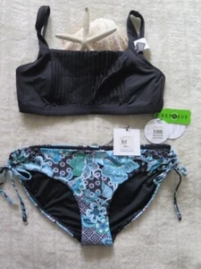 Sunseeker 12DD/E Basix Square Neck Bralette U/W & 14 Sunseeker Goa Tie Side Pant - Picture 1 of 15