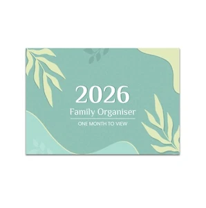 Arpan 2026 Monthly Family Calendar Appointment Planner - One Month to View - Picture 1 of 9