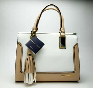 Adrienne Vittadini moderne mittelgroße Damenhandtasche mit Quaste. Neu Mit Etikett - Bild 1 von 3