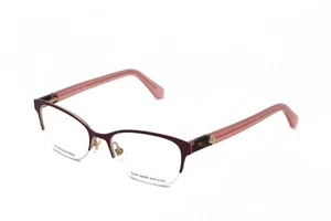 Kate Spade Eyeglasses Women's Half Rim Ferrara B3V Violet 49mm NEW! - Picture 1 of 4