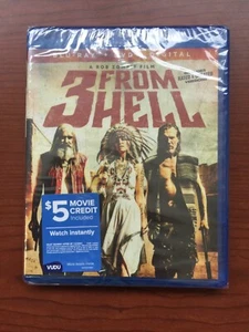 3 From Hell (Blu-Ray/DVD+Digital, 2019) Rob Zombie - Unrated - Brand New - Seale - Picture 1 of 3