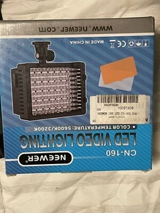 Neewer CN-160 Dimmable Camera Lighting Panel 5600K /3200k (NO INCLUDE BATTERY) - Picture 1 of 2