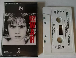 22) U2 - War - Music Cassette Tape - Atlantic Recording - 1983 Island Records - Picture 1 of 10