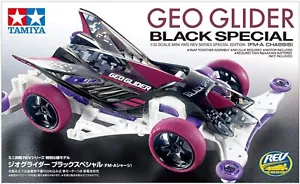 Tamiya 95564 Mini 4WD Geo Glider Black Special (FM-A Chassis) 1/32 - Imagen 1 de 2