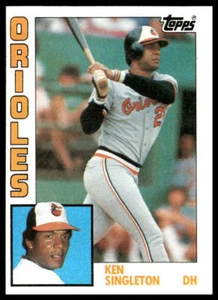 1984 Topps #165 Ken Singleton Baltimore Orioles Baseball - Bild 1 von 2