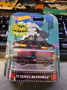 Hot Wheels Premium Classic Batmobile TV Series New Diecast 1:64 - Picture 1 of 2