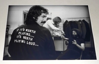 Grateful Dead Jerry Garcia Mickey Hart '70 Poster "Worth Playing Loud" 19"x13" - Image 1 of 3