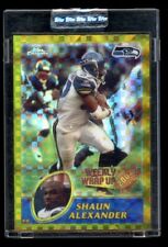 2003 Topps Chrome #69 Shaun Alexander Weekly Wrap Up Gold X-Fractor /101 Sealed