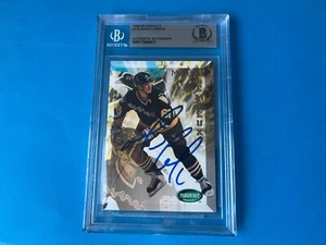Mario Lemieux 1995-96 Parkhurst International Firmado Automático Beckett BAS en losa - Imagen 1 de 2