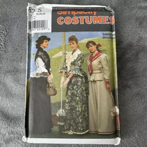 Sewing Pattern Simplicity 8375 Sz 18-22 Victorian Mary Poppins Cosplay Costume - Picture 1 of 5
