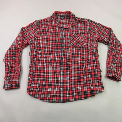 Oakley Shirt Mens Large Long Sleeve Button Front Lightweight Flannel Pocket - Image 1 of 4