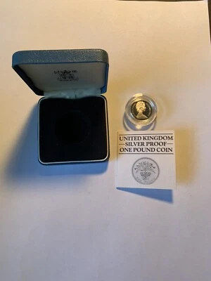 1984 United Kingdom Silver Proof One Pound Coin - Image 1 of 3