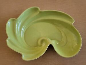 VTG Claire Lerner Chartreuse Whimsical Serving Dish California 1952 CL 248 MCM
