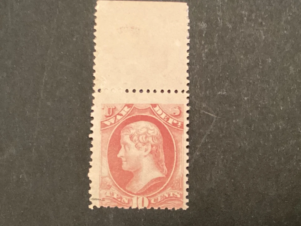 ICOLLECTZONE US O88 NH, hingedonly 8n margin CV $375 - Image 1 of 2