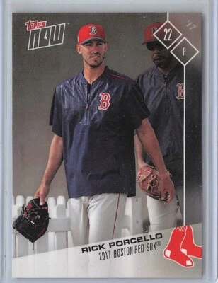 2017 Topps Now #OD-27 Rick Porcello Boston Red Sox - Image 1 of 2