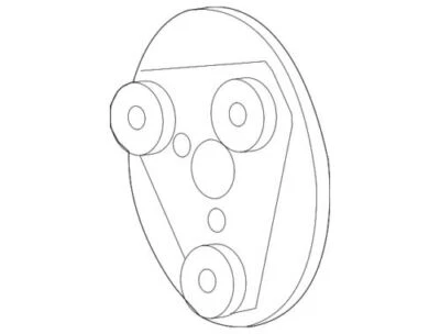 Polea embrague compresor aire acondicionado original Ford 2008-2014 E-150 E-250 8C2Z-19D786-B Foto 1 de 2