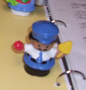 Guardia de cruce de policía Fisher Price 2007 Little People 2007 - Imagen 1 de 1