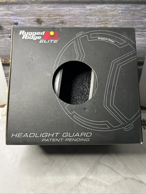 Protectores de faros Rugged Ridge 11230.16 Elite crudos 07-17 Jeep Wrangler JK Foto 1 de 3